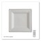 Eco-Products 10 x 10 Vanguard Renewable and Compostable Sugarcane Plates - White (250/Carton)